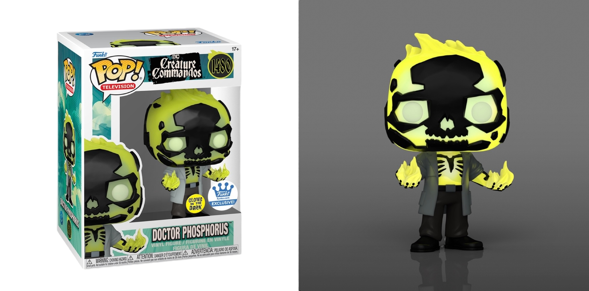 DC Creature Commandos - Dr Phosphorus GITD Funko Exclusive 